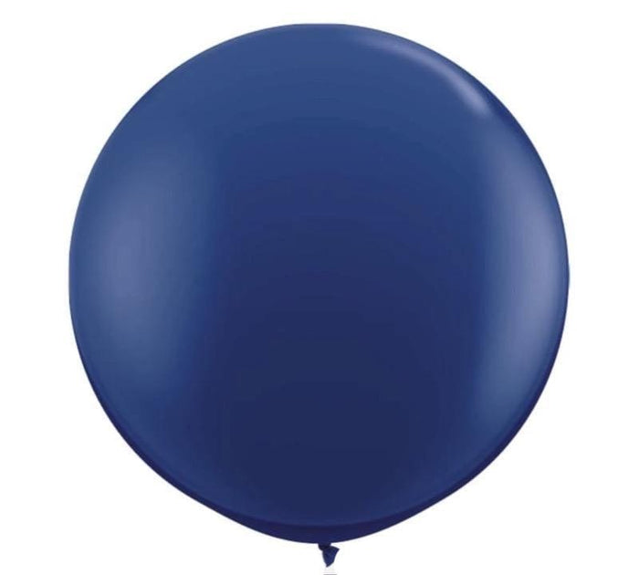 burton+burton Balloons 3' Jumbo Navy Balloon
