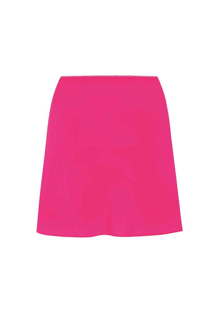 Bias Mini Skirt Rossetto Silk