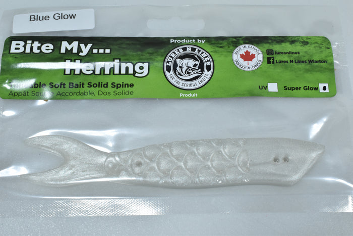 bite my herring artificial salmon trout cut bait