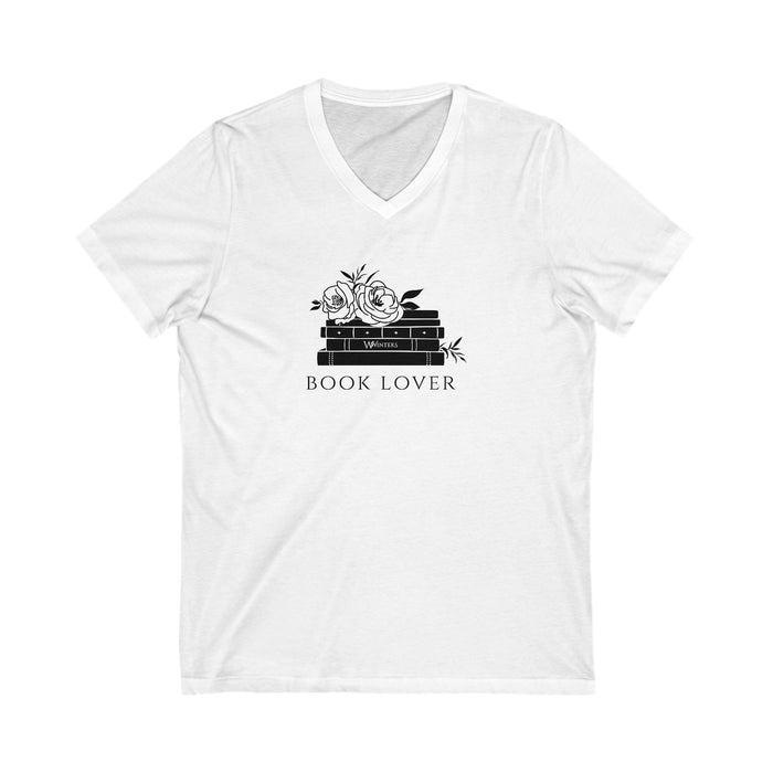 Book Lover Short Sleeve V-Neck Tee