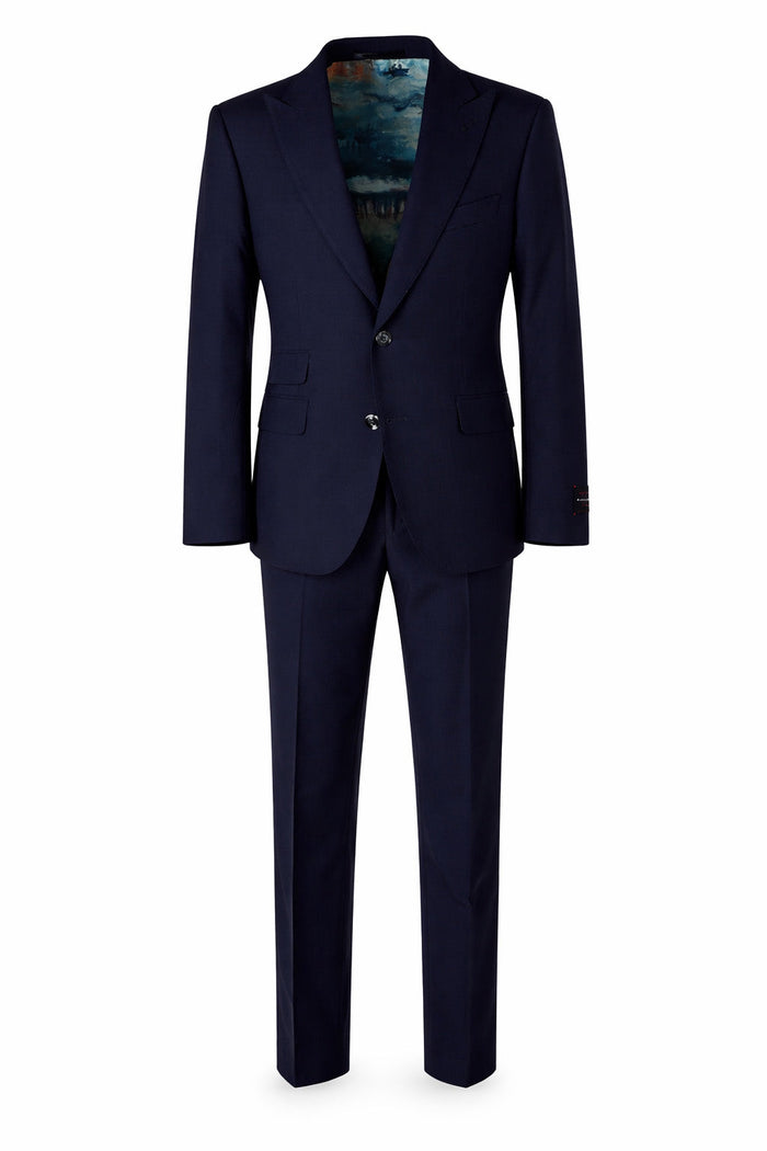 Boy's Black Label Peak Lapel- Ticket Pocket Suit