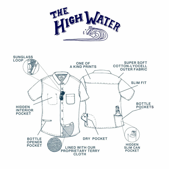 Custom California Cowboy High Water Shirt - Corporate Gifts
