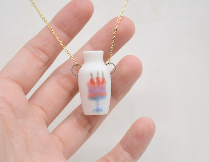 Fancy Cake Pot Necklace - Juice Ceramics