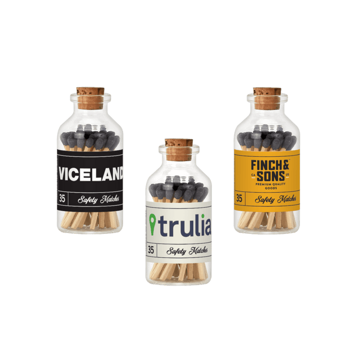 Custom Firefly Matches Jar - Corporate Gifts