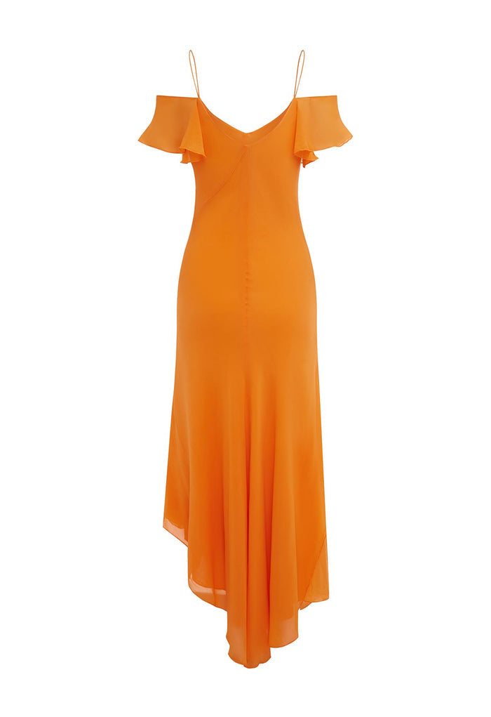 Flutter-Sleeve Dress Carota (original fit)
