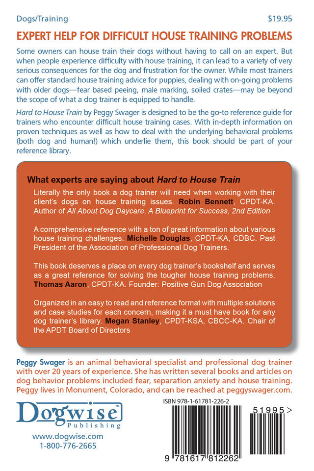 Hard to House Train by Peggy Swager
