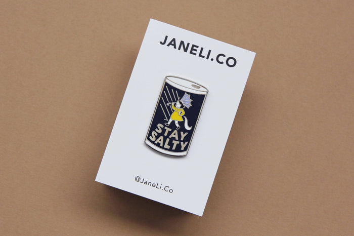 JaneLi.Co - Stay Salty Enamel Pin
