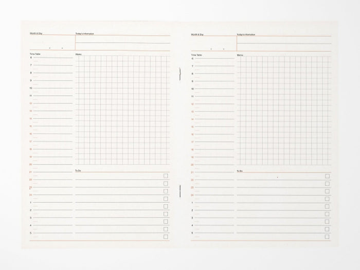 Luddite A5 Notebook - Daily Planner