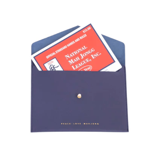 Peace Love Mahjong Mahjong Card Clutch (Choose Color)
