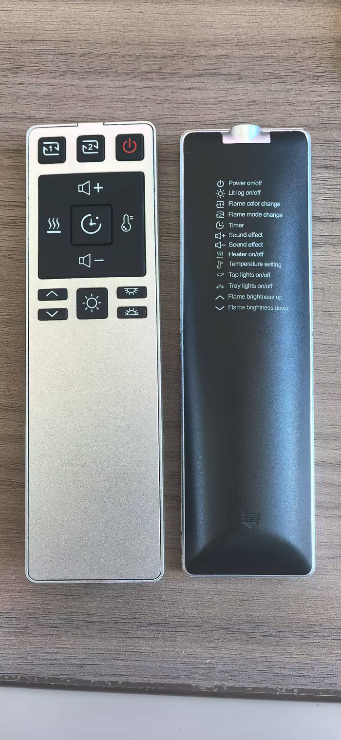New Remote Control for Litedeer Homes Smart Electric Fireplaces (2025 Version Model: Remote_20252A)
