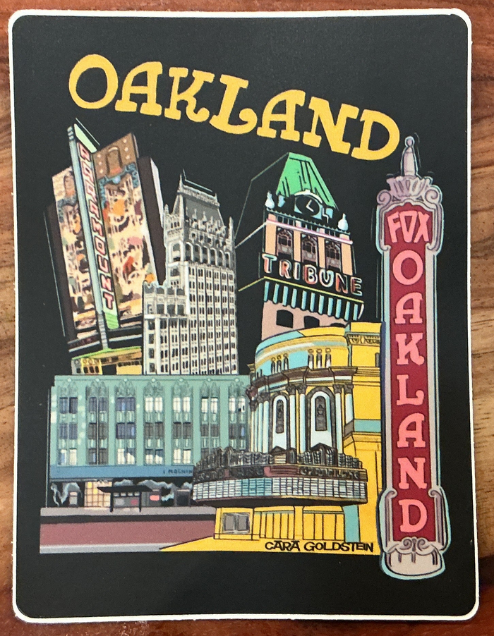 Oakland Landmark Sticker