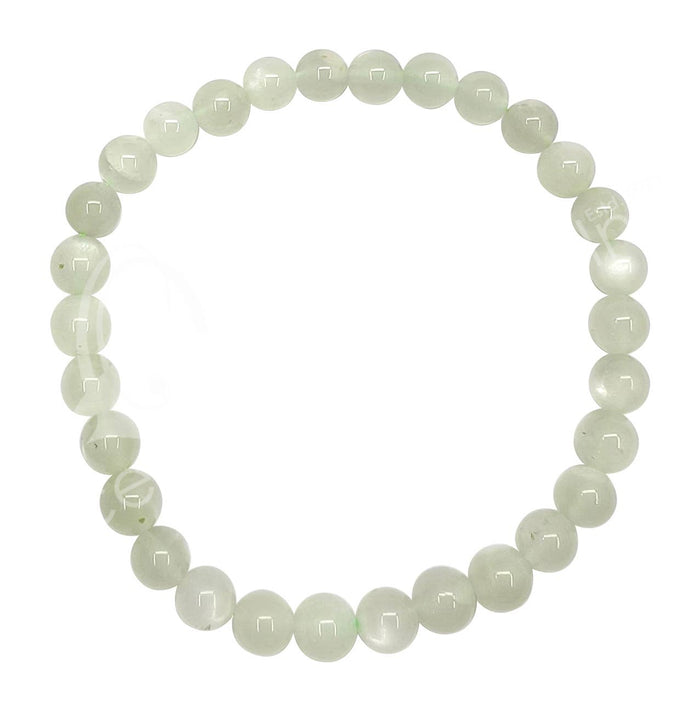 Oceanic Linkways Inc - (PC)BRACELET - MOONSTONE, GREEN (4-6 MM) 7.15-7.25"