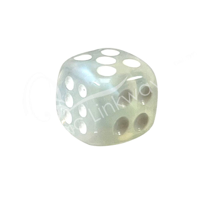PAIR OF DICE - OPALITE 0.5"