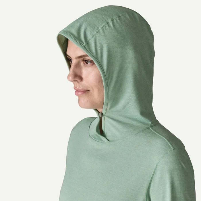 Patagonia Women's Capilene Cool Sun Hoody - Thermal Blue/Thin Ice X-Dye