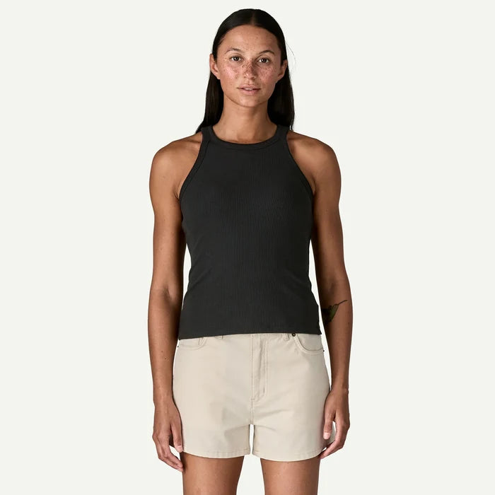 Patagonia Women's Rib-Knit Tank Top - Black