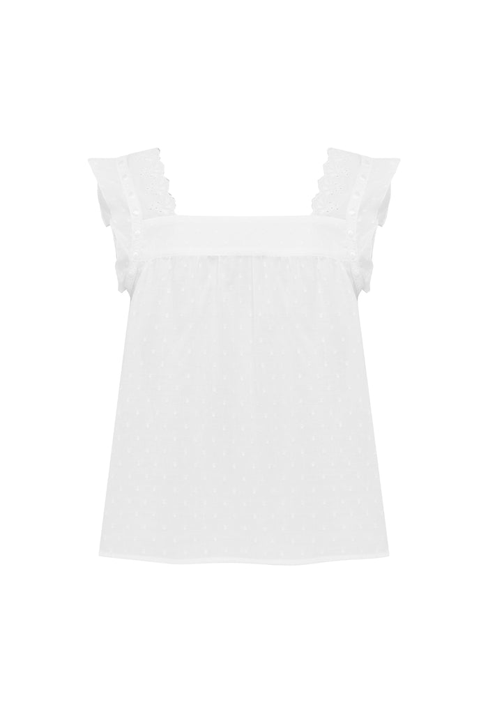 Prairie Camisole Bianca