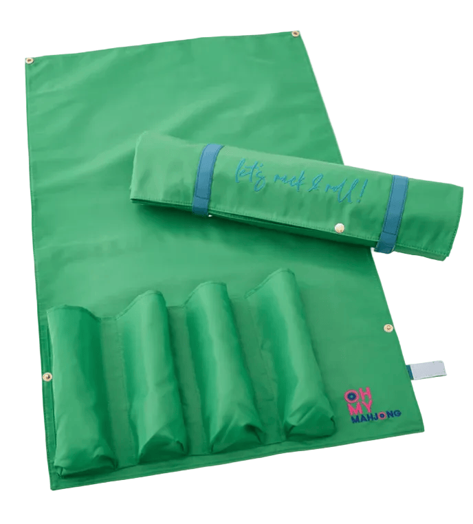 Oh My Mahjong Kelly Green Rack & Roll Bag (Choose Color)