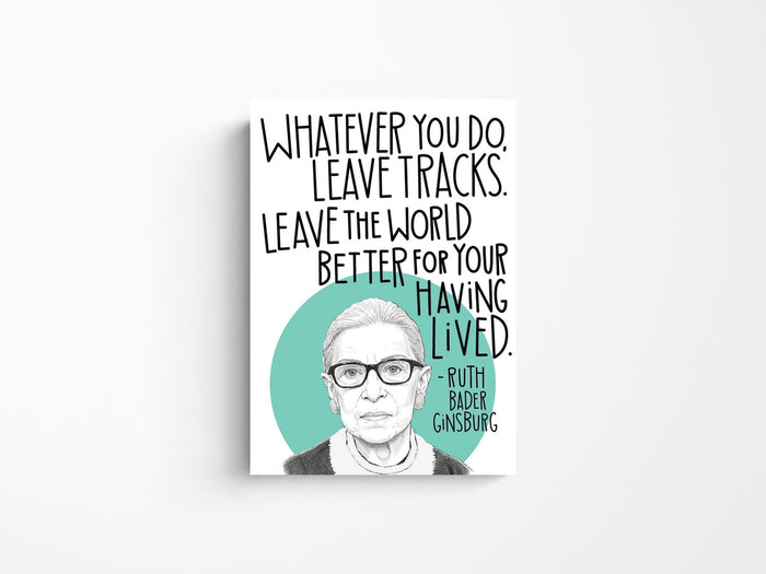 RBG Leave Tracks Magnet