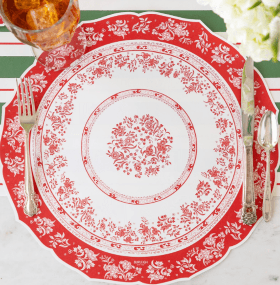 Hester & Cook Party Red Regal Diecut Placemats