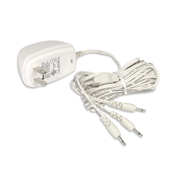 Replacement Adapter AC/DC 2.5V DC 500mA w/3 white male jacks