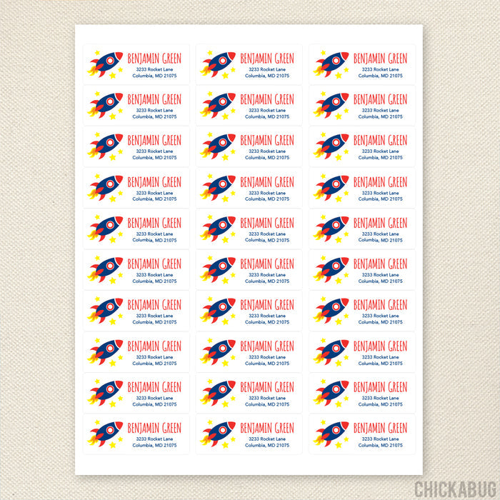Rocket Address Labels