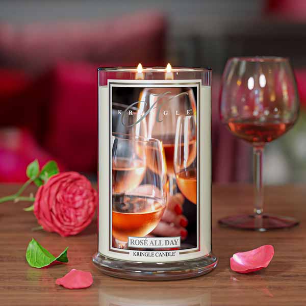 Rosé All Day Large 2-wick - Kringle Candle Company