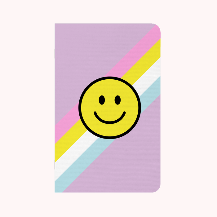 Smiley Face Stripe Lavender