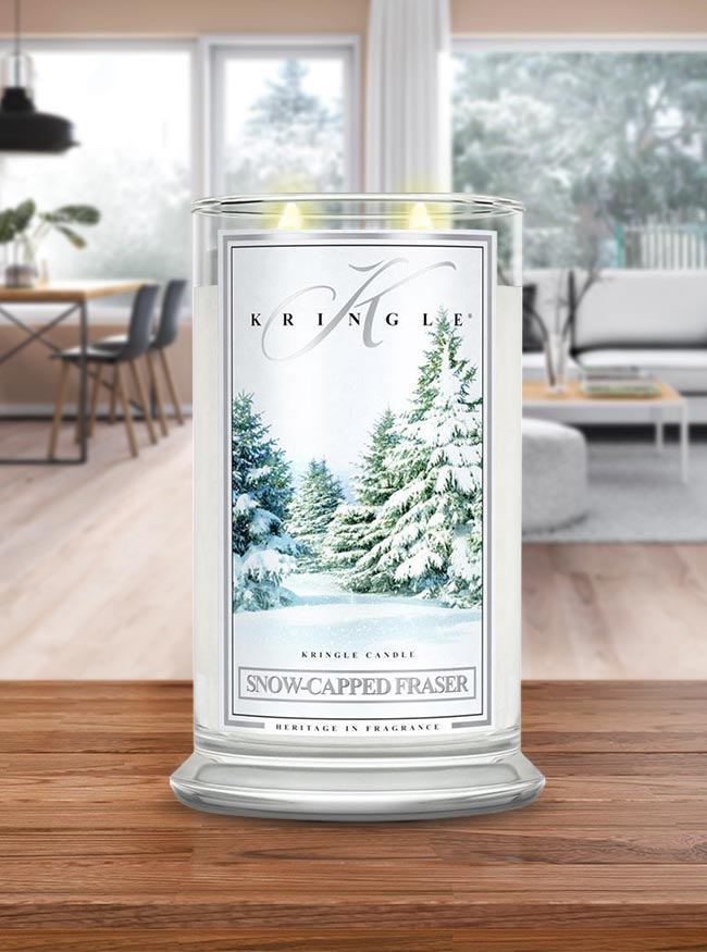 Snow Capped Fraser Large 2-wick - Kringle Candle Company