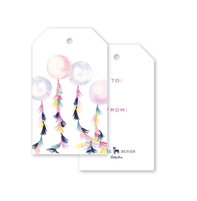 Dogwood Hill Gift Wrap Tasseled Balloons Gift Tags