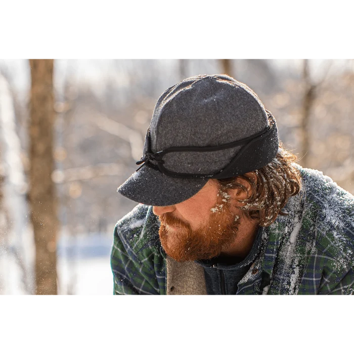 The Original Stormy Kromer Rancher Cap - Charcoal