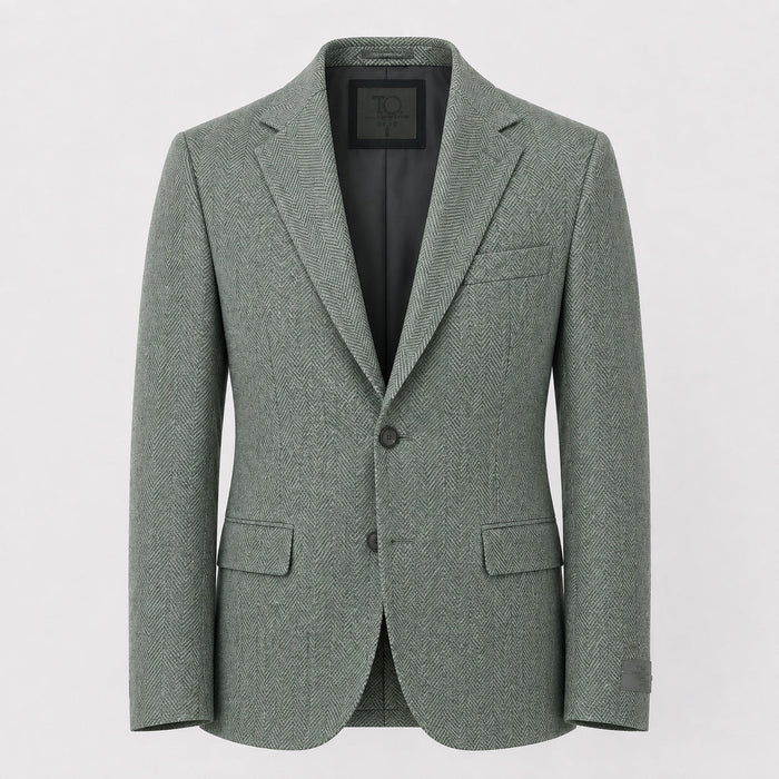 T.O. Men's Fashion Stretch Suit - Green
