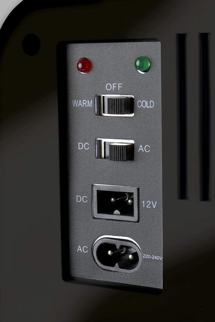 Control panel with switches and connectors - Buy Now Cream & Dessert Maker + Black 15L Mini Fridge