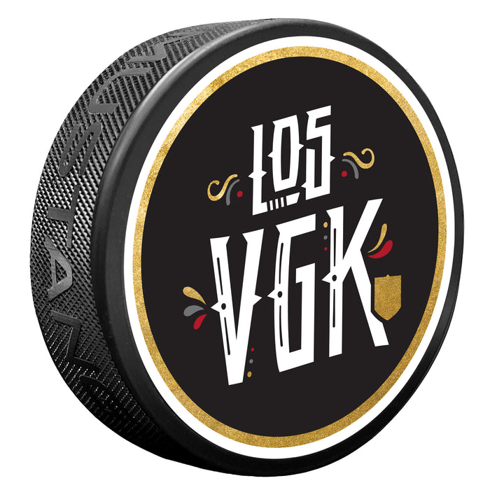 Vegas Golden Knights LosVGK Puck - Vegas Team Store