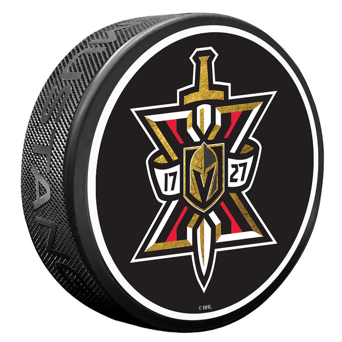 Vegas Golden Knights Season X Puck - Vegas Team Store