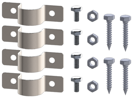 10 Watt Solar Panel Replacement Hardware - SMH5AA