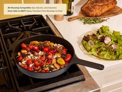 10.5” Enameled Cast Iron Skillet