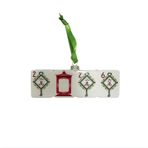 Oh My Mahjong Christmas 2026 Lucky Knots Ornament
