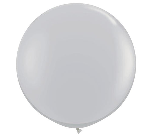 burton+burton Balloons 3' Gray Jumbo Balloons