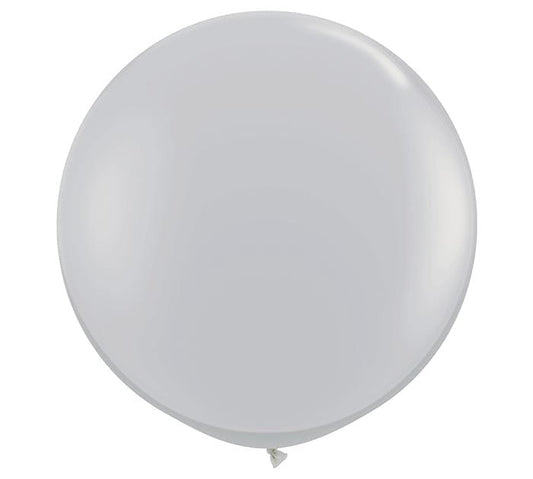 burton+burton Balloons 3' Gray Jumbo Balloons