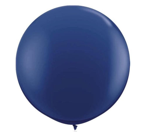 burton+burton Balloons 3' Jumbo Navy Balloon
