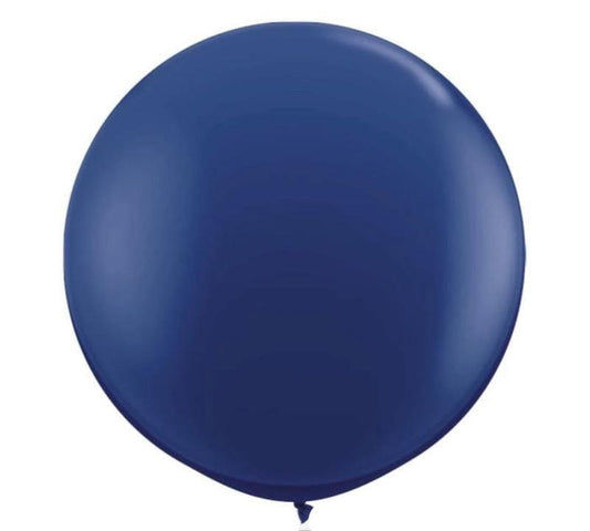 burton+burton Balloons 3' Jumbo Navy Balloon