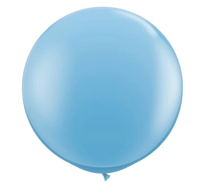burton+burton Balloons 3' Jumbo Pale Blue Balloon