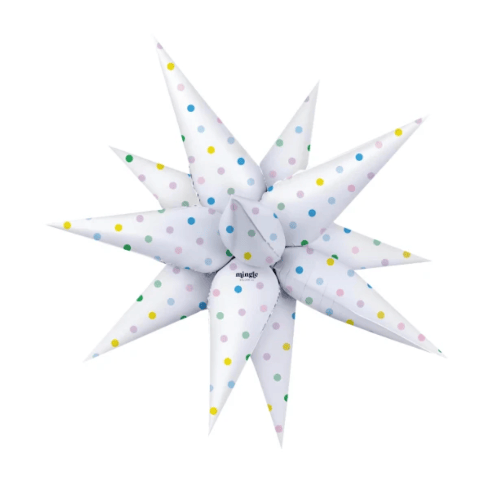 PS Helium Halloween 32" Candy Dot Starburst
