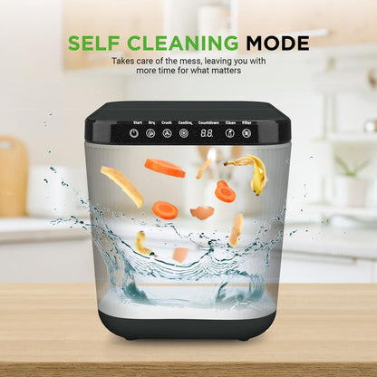 3L Electric Kitchen Composter - Efficient Waste Breakdown, Grey