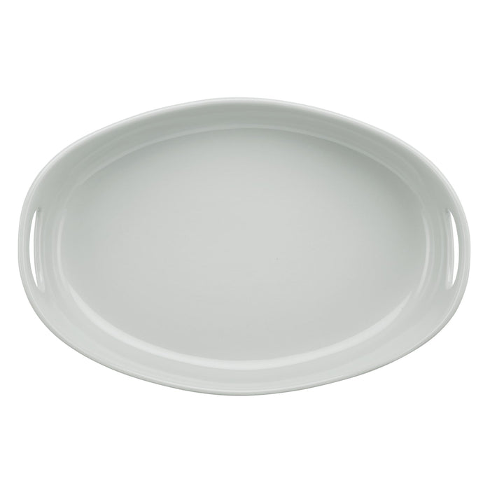 Ovenware Bubble & Brown 4.5-Quart Oval Baker | Sea Salt Gray