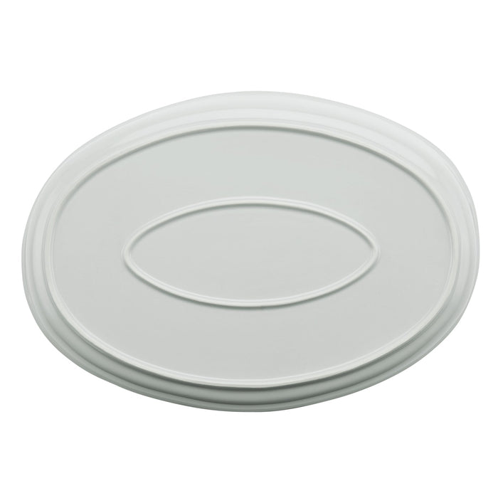 Ovenware Bubble & Brown 4.5-Quart Oval Baker | Sea Salt Gray