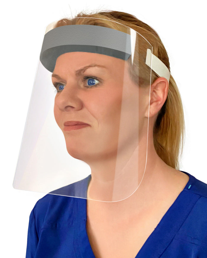 48-Pack Lightweight Safety Face Shields - Anti-Fog, Anti-Static, Hypoallergenic