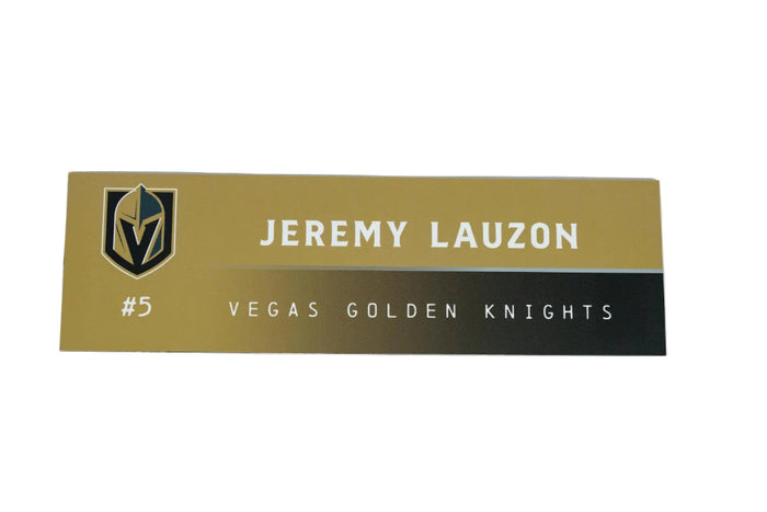 #5 Jeremy Lauzon SCF Press Nameplate