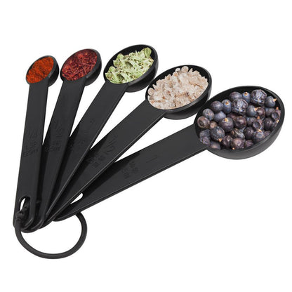 5-Piece Measuring Spoon Set - Precise Measurements - Polypropylene