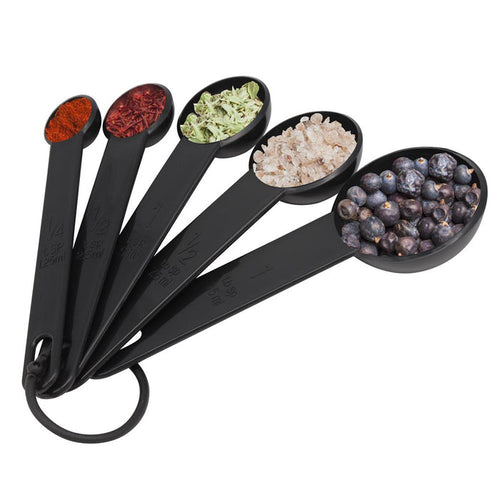 5-Piece Measuring Spoon Set - Precise Measurements - Polypropylene